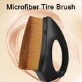 thumbnail image 3 of Mdesiwest Tire Dressing Brush Fine Synthetic Fiber Car Tire Detailing Brush with Ergonomic Handle Auto Wash Tire Cleaner High Density Portable Car Supplies, 3 of 8