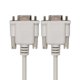 thumbnail image 3 of Injueey Universal 1,5/3/5M F/F Serial RS232 Cable de módem nulo a DB9 FTA conexión cruzada 9 pines COM convertidor de Cable de datos Juegos de teclado y mouse para computadora 5m y blanco 5m, 3 of 6
