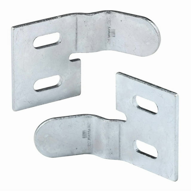 Alineador de puerta plegable Prime-Line de acero plateado galvanizado, 2 unidades