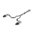 thumbnail image 1 of Borla Exhaust System Kit 140970BC ATAK Series Cat Back System; T-304 Stainless Steel; With Mufflers; 3 Inch Pipe Diameter; Dual Exhaust Quad Exit; Dual Split Rear Exit, 1 of 3