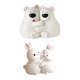 thumbnail image 1 of 2Pairs Lovely Animals Bookend Resin Statue Figurines Book Organizer Support Decorative Bookends for Office Desk Decoration Sunnimix sujetalibros decorativos, 1 of 8