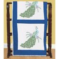 thumbnail image 1 of Jack Dempsey Blocs de Couette Blancs Estampés 18"X18 Pouces 6/Pkg-Peacock - 732 586, 1 of 2