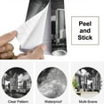 thumbnail image 4 of Peel and Stick Wallpaper Waterproof Black White Wall Mural Decor Self Adhesive and Removable 69in x 98in, 4 of 8
