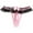 Pink, variant on Thongs for Women String Thong Beaded Thong Funny Thongs for Women One Size