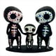 thumbnail image 1 of Figuras Familiares de Calaveras, ArtesaníAs de Resina, Estatua , Calaveras de AzúCar Decorativas, Mano-A, 1 of 5