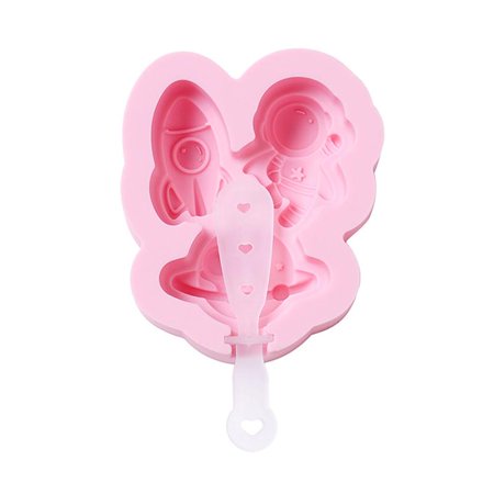 

Ice Cream Silicone Moulds DIY Ice for Pop Molds Popsicles Moulds Food Grade Material Astronaut Shaped DIY Baking Accesso