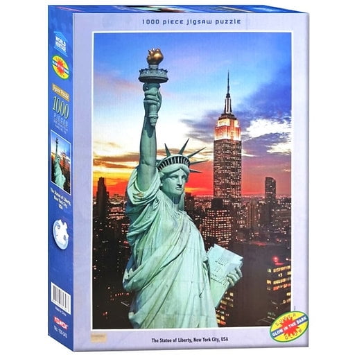 Rompecabezas Tomax Glow The Statue of Liberty 1000 piezas | Walmart en ...