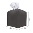 thumbnail image 2 of Caja de pañuelos cuadrada de cuero de PU Caja de pañuelos simple y moderna, 2 of 5