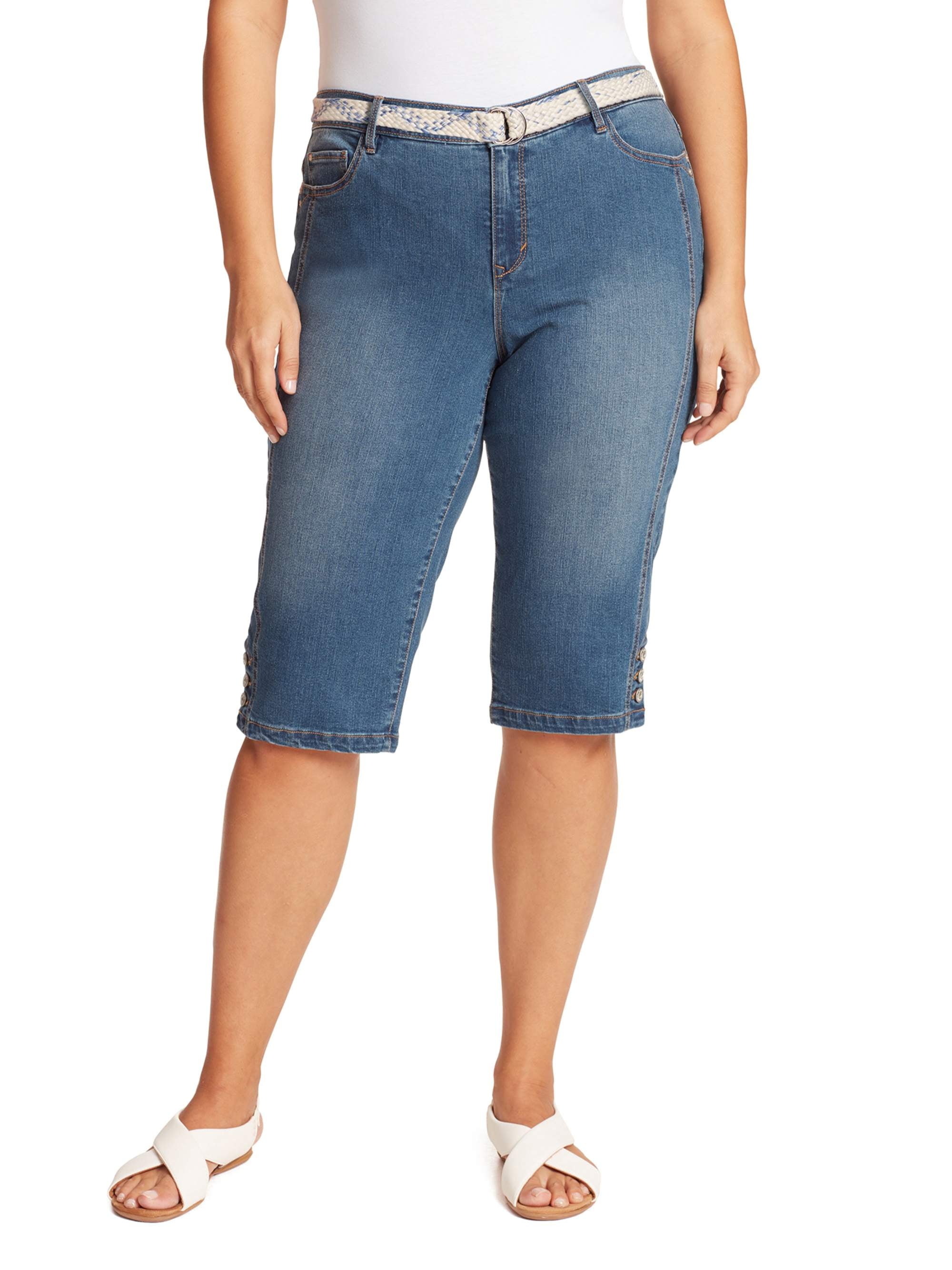 gloria vanderbilt pull on shorts