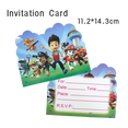 thumbnail image 3 of Tarjetas de invitación de cumpleaños de Hello Kitty Invitaciones de Pokémon Pikachu Tarjeta de felicitación de la Patrulla Canina Suministros para fiestas de cumpleaños, 3 of 5