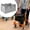 Grey, variant on Home Textile Storage,Large Rollator Basket Foldable Cloth Under Seat Rollator Bag Basket Carry Insert For Four Wheel Rollator For Seniors Women Men Travel Activities