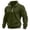 Army Green, variant on fatyb Mens Quarter Zip Pullover Stand Collar Sweatshirt with Pocket Long Sleeve Fashion Tops for Men
