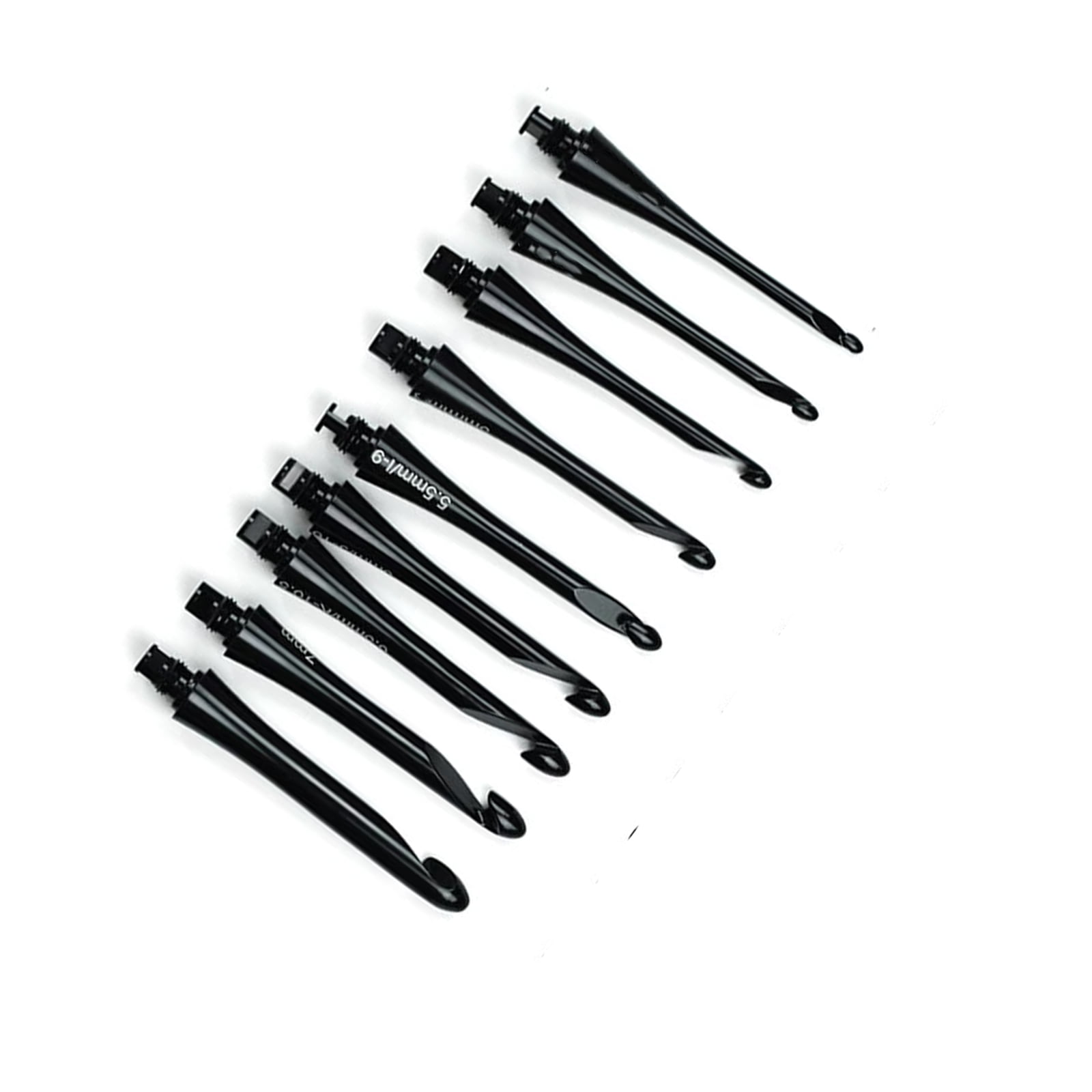 9 Size Removable Crochet Needle Featuring Lightweight Aluminum Construction And Travel