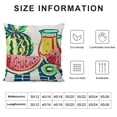 thumbnail image 6 of Nawypu Set of 2 Summer Pillow Covers Watermelon Decorative Pillow Covers Farmhouse Pillow Cases Boho Cushion Cases for Sofa Couch Bedroom White, 6 of 6