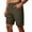 212#Army Green, variant on Men's Chino Shorts, Slim Fit, Straight Leg, Zippered Front, Button Closure, 2 Side Pockets Beige L