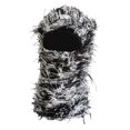 thumbnail image 2 of Pasamontañas Máscara de esquí Pasamontañas Capucha Sombreros Cubierta para la cabeza Bufanda Sombreros Máscara facial completa Sombrero de invierno blanco negro DYNWAVEMX Pasamontañas de invierno para hombre, 2 of 8