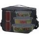 thumbnail image 5 of Lunchbag Reusable Insulated Lunch Tote, Leakproof, Waterproof Cooler Black, 5 of 5