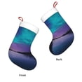 thumbnail image 3 of Salouo Night At Lake Aurora Print Christmas Stockings,Large Xmas Stocking Set of 1 Holiday and Farmhouse Stocking for Christmas Holiday Party Decoration(17.7*11 Inch), 3 of 7