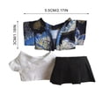 thumbnail image 2 of Ropa para muñecas Conjuntos de ropa de kimono de colores adecuados para muñecas de 17 cm Accesorios de ropa (ropa sin muñeca) Traje bonito Conjunto de ropa Moda elegante para las vacaciones, 2 of 2