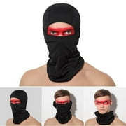 Peaoy Ski Mask Black Balaclava Full Face Mask Motorcycle Cycling Mask