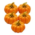 thumbnail image 2 of 5x minicalabazas artificiales, calabazas pequeñas realistas, decoración de de otoño en miniatura para decoración del hogar Baoblaze minicalabaza, 2 of 8