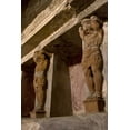 thumbnail image 2 of Kaveney, Wendy 11x14 Gold Ornate Wood Framed with Double Matting Museum Art Print Titled - Italy, Campania, Pompeii View of Telamons, 2 of 4