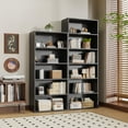 thumbnail image 4 of EDX 5 Tier Bookcase Storage, 53 Inch Large Tall Floor Standing Open Bookshelf for Home Office, Living Room, and Bedroom, Black, 4 of 9