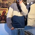 thumbnail image 2 of Suéter de invierno para hombre, cuello redondo, prendas de punto de otoño e invierno, ropa sencilla de moda, moda masculina, 2 of 6