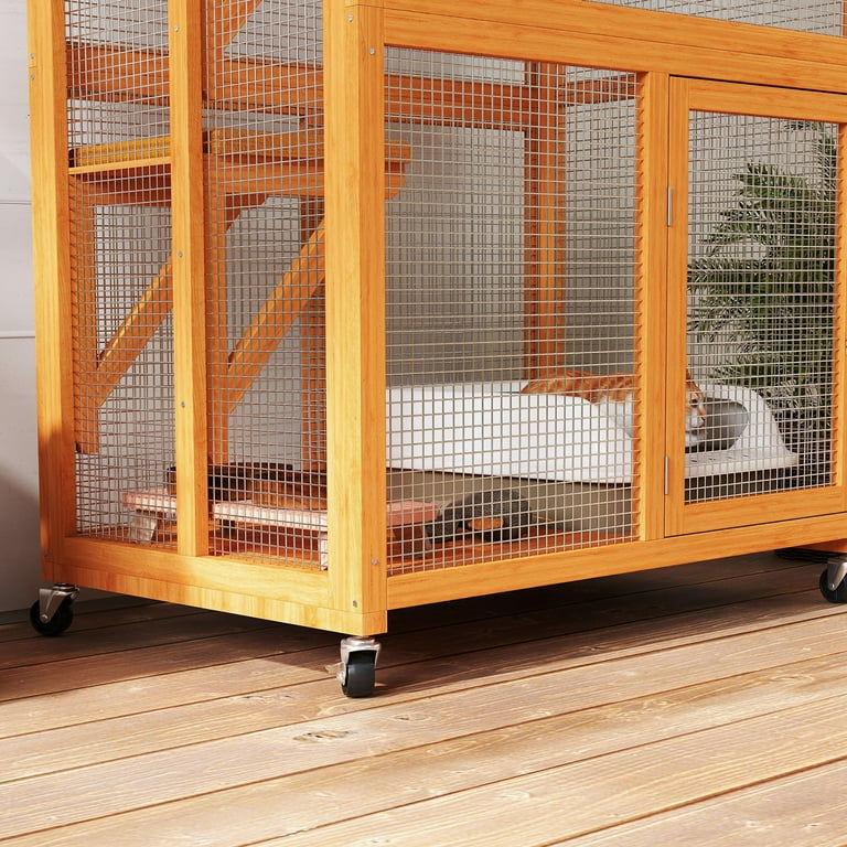 PawHut Large Outdoor Cat House, 74