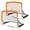 Orange, variant on Portable Soccer Goal Set for Youth and Adults, 2 Pack with Durable Carry Bag and Sturdy Ground Stakes for Training