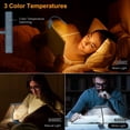 thumbnail image 3 of Book Light Gritin 19 LED, recargable, 80 horas de funcionamiento, Pacific Bl, 3 of 8