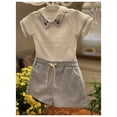 thumbnail image 4 of Conjunto de ropa Babytunes Couture Blue Plaid con barcos - Azul, 4 of 6