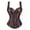 Purple, variant on Corset Vest For Women Corset With Straps Gothic Corset Bustiers Overbust Top Vintage Corset Tops For Women Purple XL