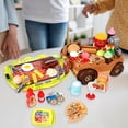 thumbnail image 1 of 大号欧美儿童过家家厨房玩具汉堡烧烤煮饭做饭厨具餐具售卖车豪华汉堡车(配5个电池), 1 of 8