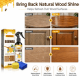 thumbnail image 2 of Beeswax Wood Polish Spray, 120ml Natural Beeswax Furniture Polish and Cleaner with Sponge & Cloth, Wood Cleaner Restorer for Cabinets, Tables, Chairs and Wood Floors, 2 of 6