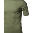 thumbnail image 3 of FashionOutfit Men's Basic Solid Various Color Crew Neck Short Sleeves Tee, 3 of 4