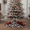 thumbnail image 4 of Sikiie Daisies Flowers Nativity Christmas Tree Skirt, Jesus Christian Winter Holiday Tree Mat Decoration(30-48IN)48", 4 of 6