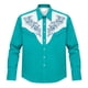 thumbnail image 3 of Camisetas de Navidad de Manga Larga de los Hombres Imprimir de Moda Casual Manga Larga Turndown Collar Blusa para Primavera Invierno Al Aire Libre Diario, 3 of 4
