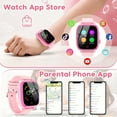 thumbnail image 4 of 4G Smart Watch for Kids with GPS Tracker, Texting and Calling, Kids Watch for Ages 4-12 - Includes 2 Way Call, Video Call, Chat, SOS Alerts, App - Fun & Educational Birthday Gift Idea, 4 of 15