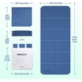 thumbnail image 7 of PROIRON Foldable Travel Yoga Mat 0.24" TPE, Folding Exercise Mat Non Slip for Yoga Pilates Camping Outdoors, Lightweight Packable, Blue, 7 of 7