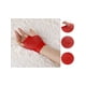 thumbnail image 2 of INSPIRAR CHIC Guantes de malla sin dedos para mujeres, accesorios de disfraz de fiesta de los años 80, guantes de red cortos - 1 par rojo, 2 of 5