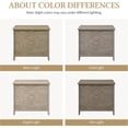 thumbnail image 6 of LFGUIZO 31.5" Vintage 3 Drawers Set of 2 Accent Cabinet, American Style Carved Buffet Accent Cabinet with, Storage Space for Entryway, Living Room Kitchen, 6 of 8