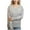 Gray, variant on Diufon Womens Casual Blouses V Neck Long Sleeve Sweaters Fall Solid Color Pullover Tops