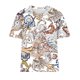thumbnail image 4 of Tops Cortos para Mujeres Casual de Moda Impreso Cuello Redondo, Camiseta de Manga Corta para el Uso Diario, Fiesta Y Cómodo, 4 of 4