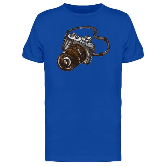 Brush Painting Modern Camera Tee Men's -Image by Shutterstock