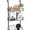 Gray, variant on UniVerse Over The Door Hooks Organizer - Over Door Hanger with 16 Hooks & 2 Baskets for Hanging Coat, Clothing, Towel, Hanging Organizer for Bathroom, Closet, College Dorm, Grey