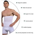thumbnail image 6 of Vaslanda Men Underclothes Slimming Waist Trimmer Belt Abdomen Belly Girdle Weight Loss Body Shaper, 6 of 7