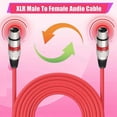 thumbnail image 5 of XLR Male to Female Audio Cable Microphone Sound Card Mixer 3 Core Balanced Cable DMX Stage Lighting Control Cable, 5 of 5