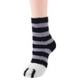 thumbnail image 4 of American Trends Warm Cozy Socks for Women Softest Fuzzy Socks Winter Slipper Socks Casual Sleeping Socks Fluffy Cute Crew Socks Super Soft Microfiber 3 Pairs Christmas Pattern, 4 of 5