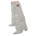 thumbnail image 3 of Women's Knee High Boots with Adjustable Buckle Strap Comfortable Heel for Fall Winter, 3 of 6